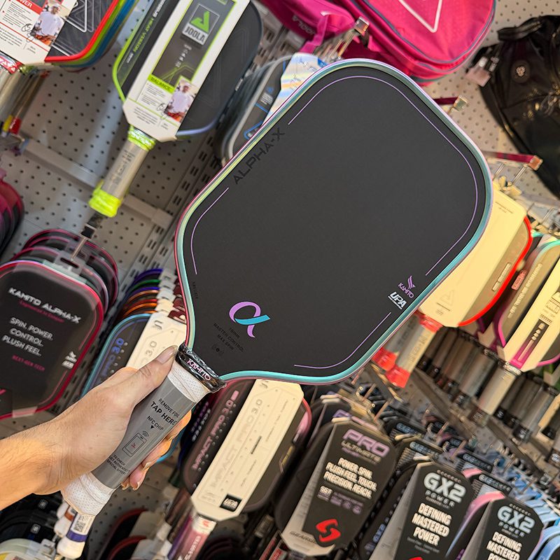 Vợt Pickleball Kamito Alpha X 14mm Xanh Ngọc Hồng