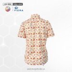 Fidra Hibiscus Print Shirt Orange 1