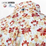 Fidra Hibiscus Print Shirt Orange 4