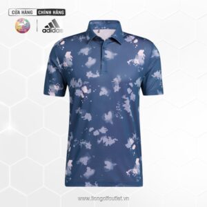 Áo Adidas Splat Prt Polo Crenav/Blilil