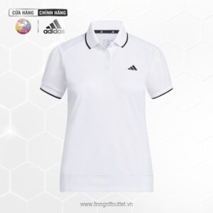 Áo Adidas W ESS MESH POLO WHITE