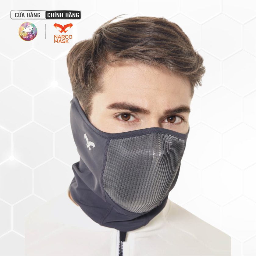 Naroo N0: Khăn Ống Khẩu Trang Thoáng Khí 3D EX-SHADER Chống Nắng 92% UV Cho Golfer