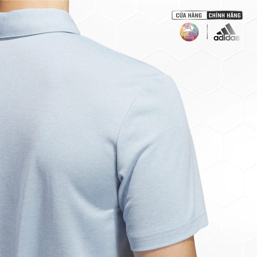 Áo Polo Golf Adidas Muối Tiêu Drive Blue