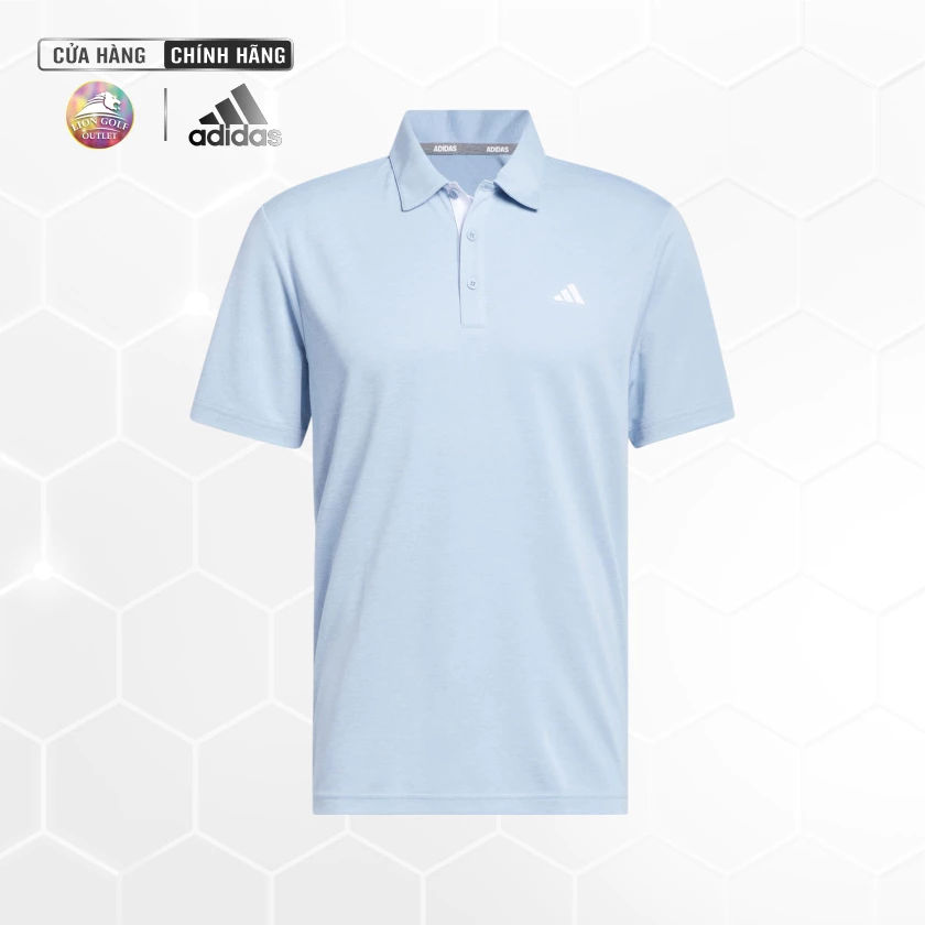 Áo Polo Golf Adidas Muối Tiêu Drive Blue