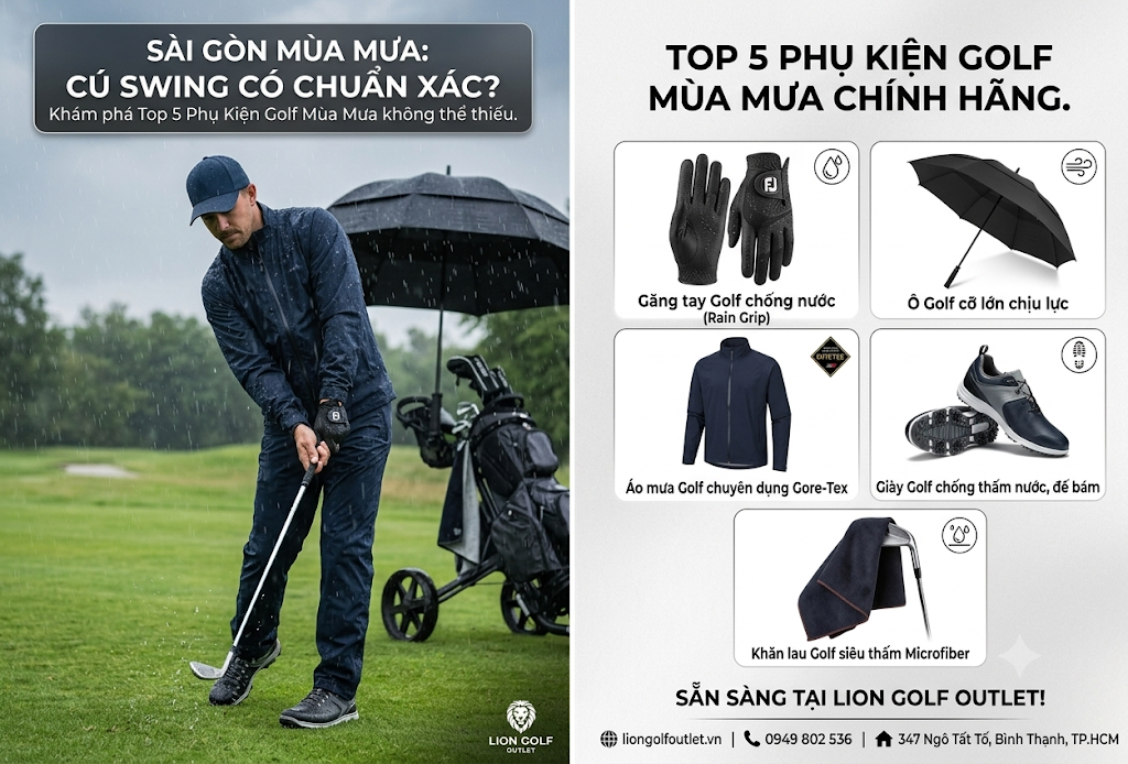 Top 5 Phụ Kiện Golf Mùa Mưa Chất Lượng Mà Mọi Golfer Sài Gòn Nên Sở Hữu 4 Top 5 Phụ Kiện Golf Mùa Mưa Chất Lượng Mà Mọi Golfer Sài Gòn Nên Sở Hữu