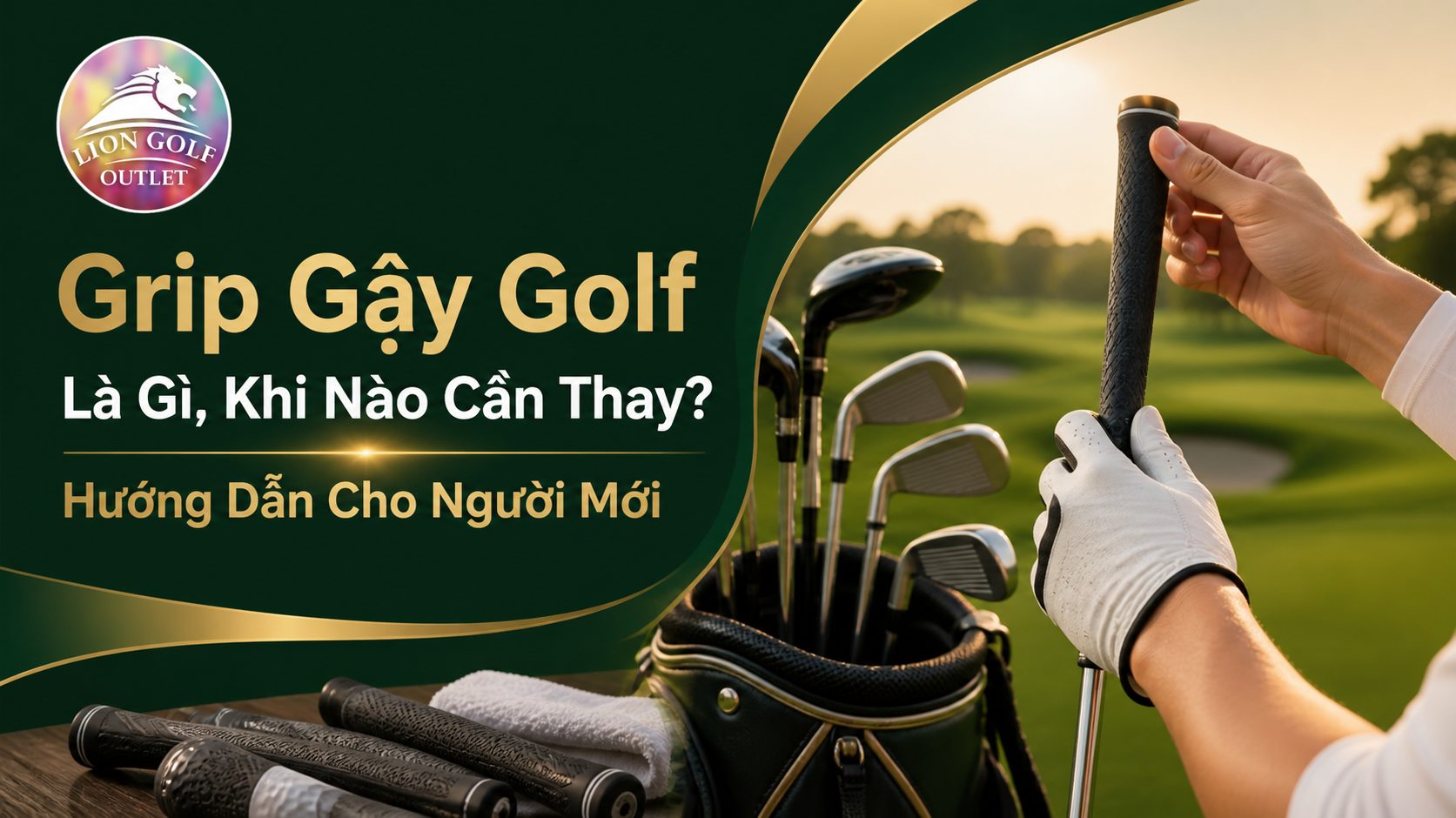 Grip Gậy Golf Là Gì, Khi Nào Cần Thay? Hướng Dẫn Cho Người Mới